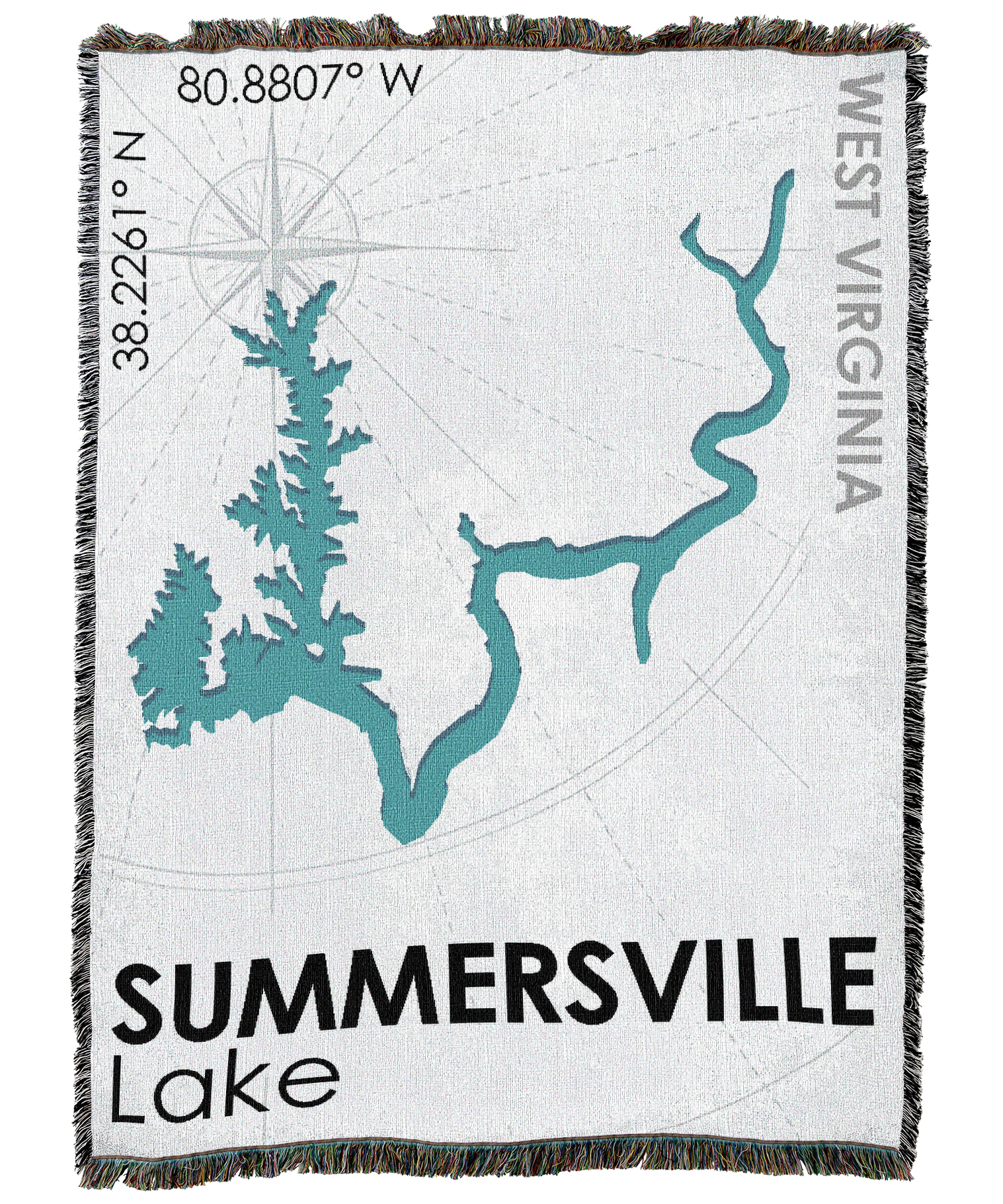 Summersville Lake WV Blanket