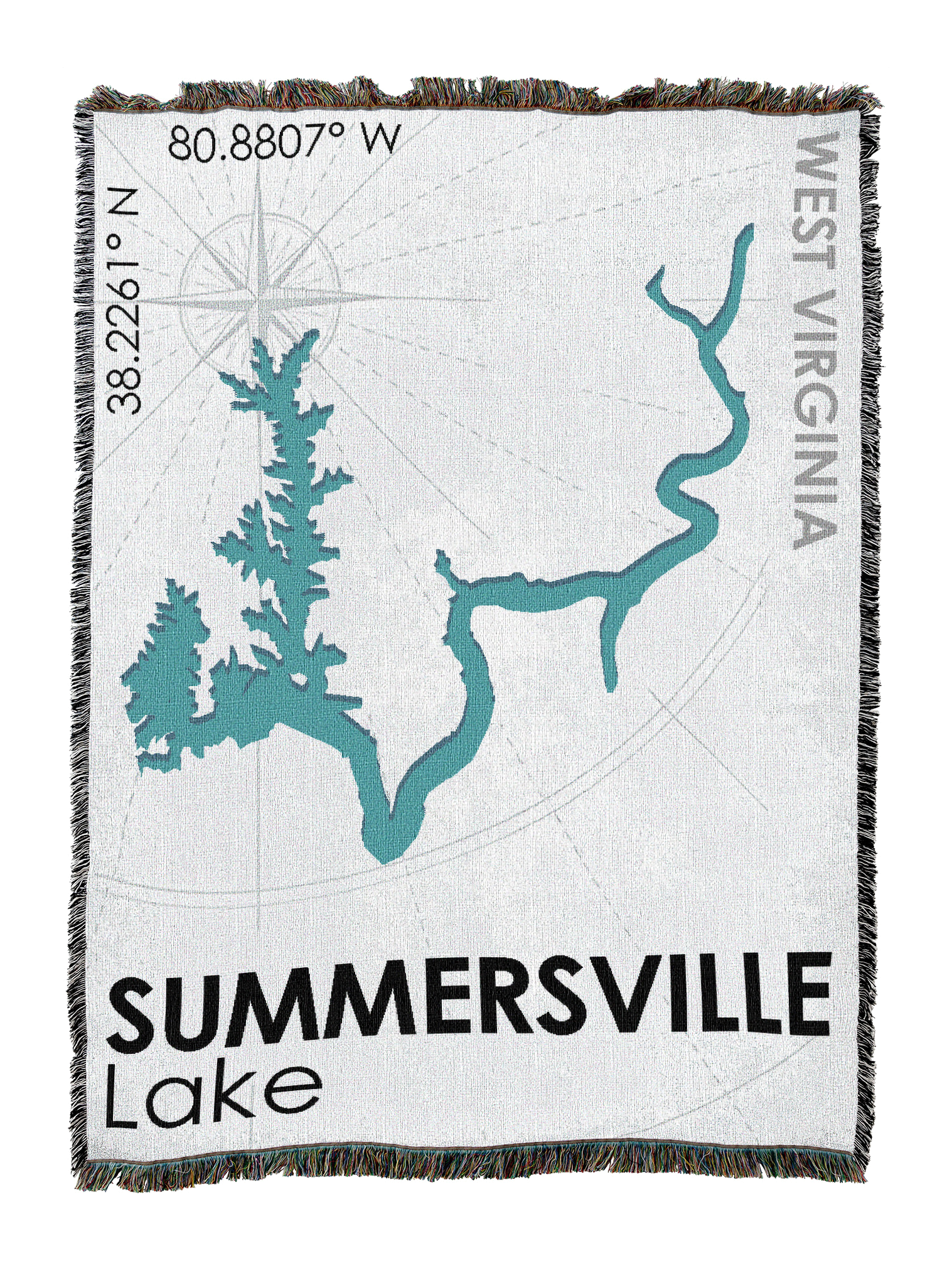 Summersville Lake WV Blanket