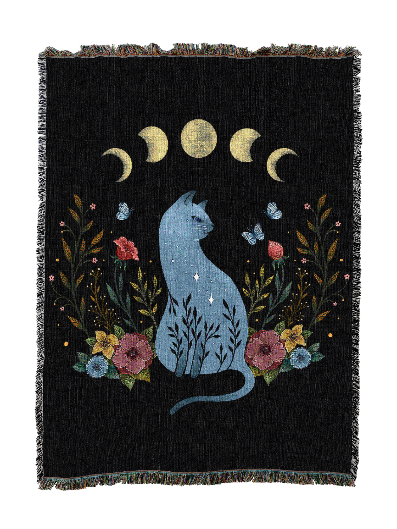 Cat On The Hill Blanket
