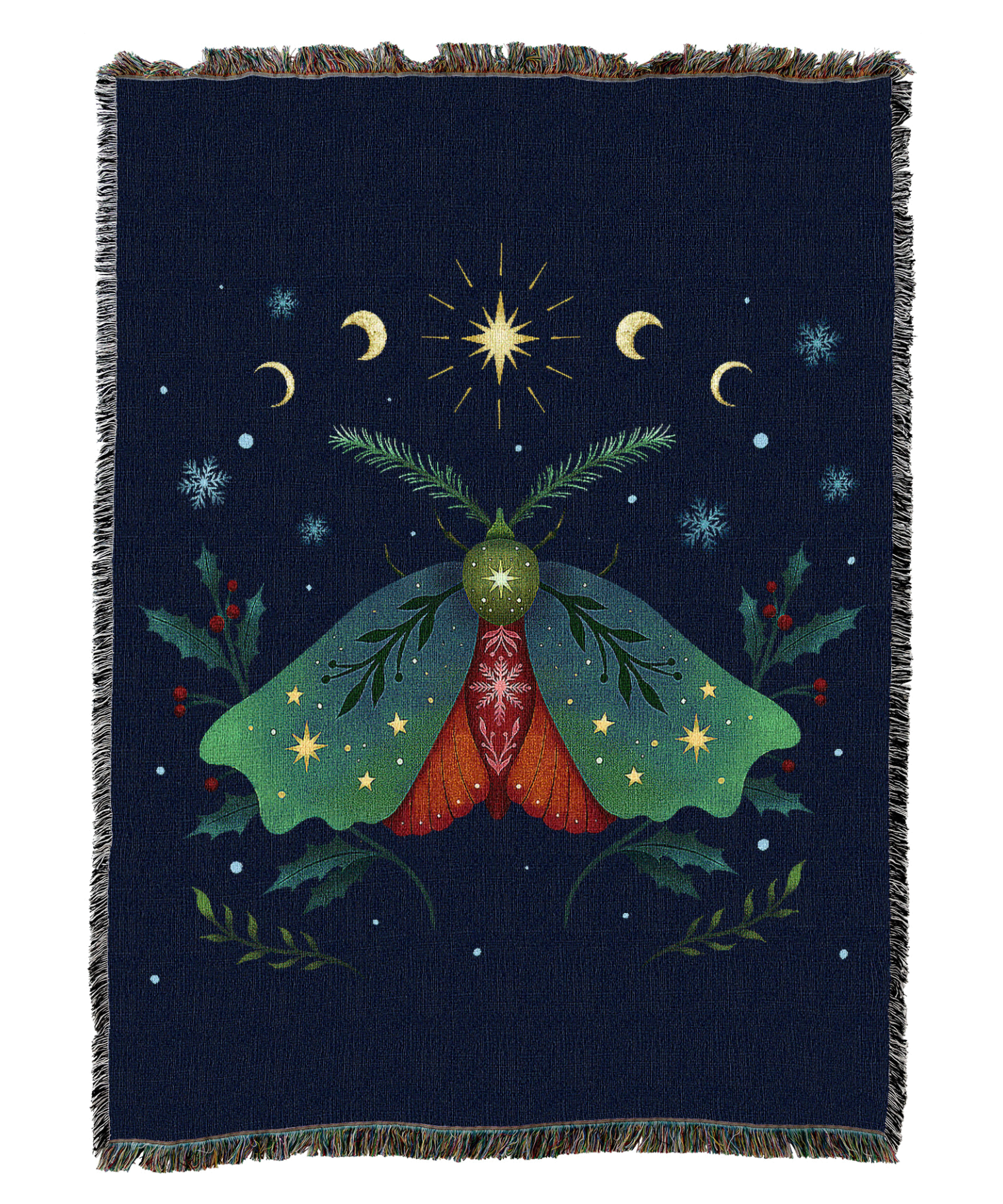 Christmas Moth Blanket