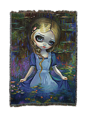 Alice In Monets Waterlilies Blanket