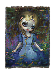 Alice In Monets Waterlilies Blanket