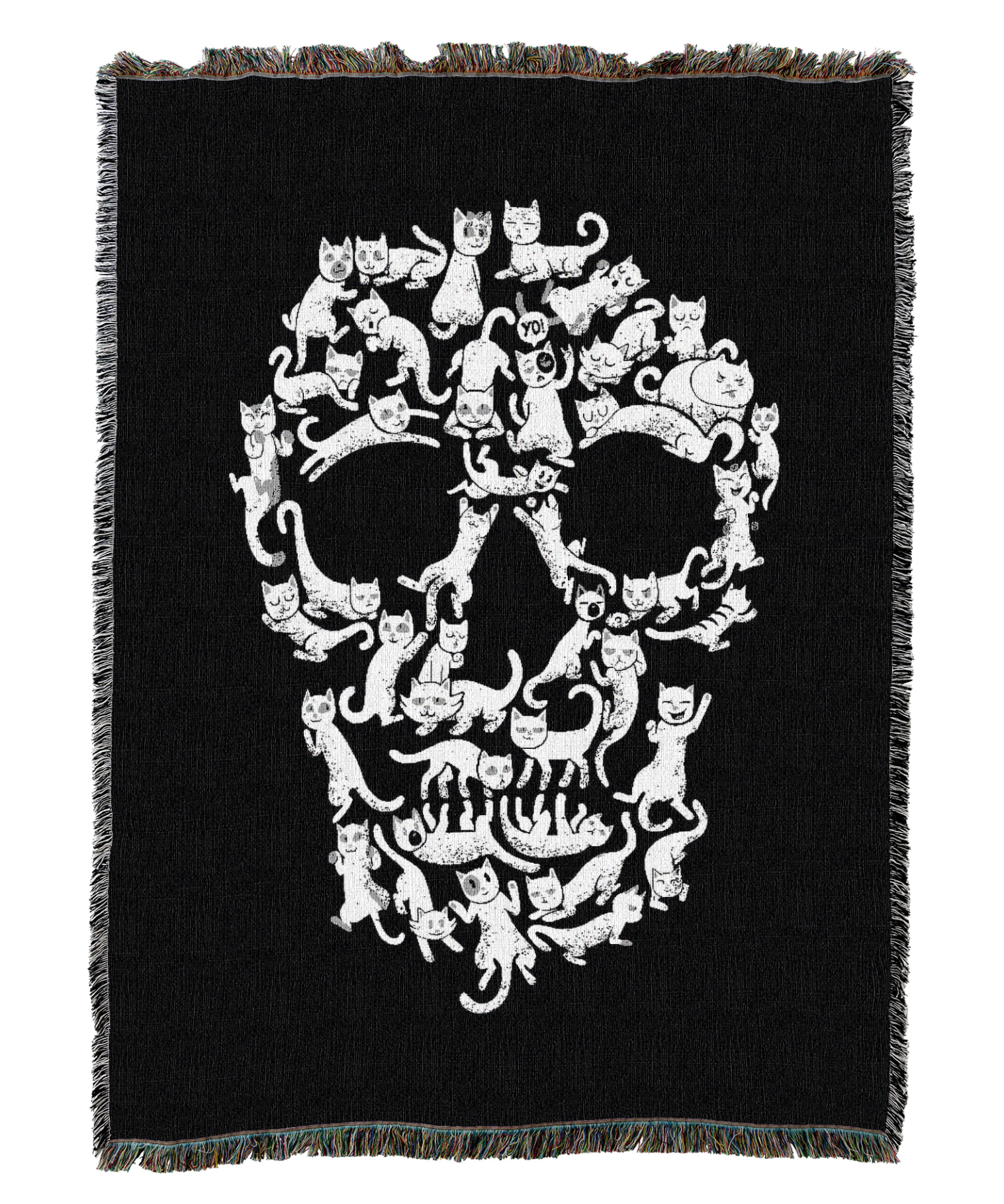 Catskull Black Blanket