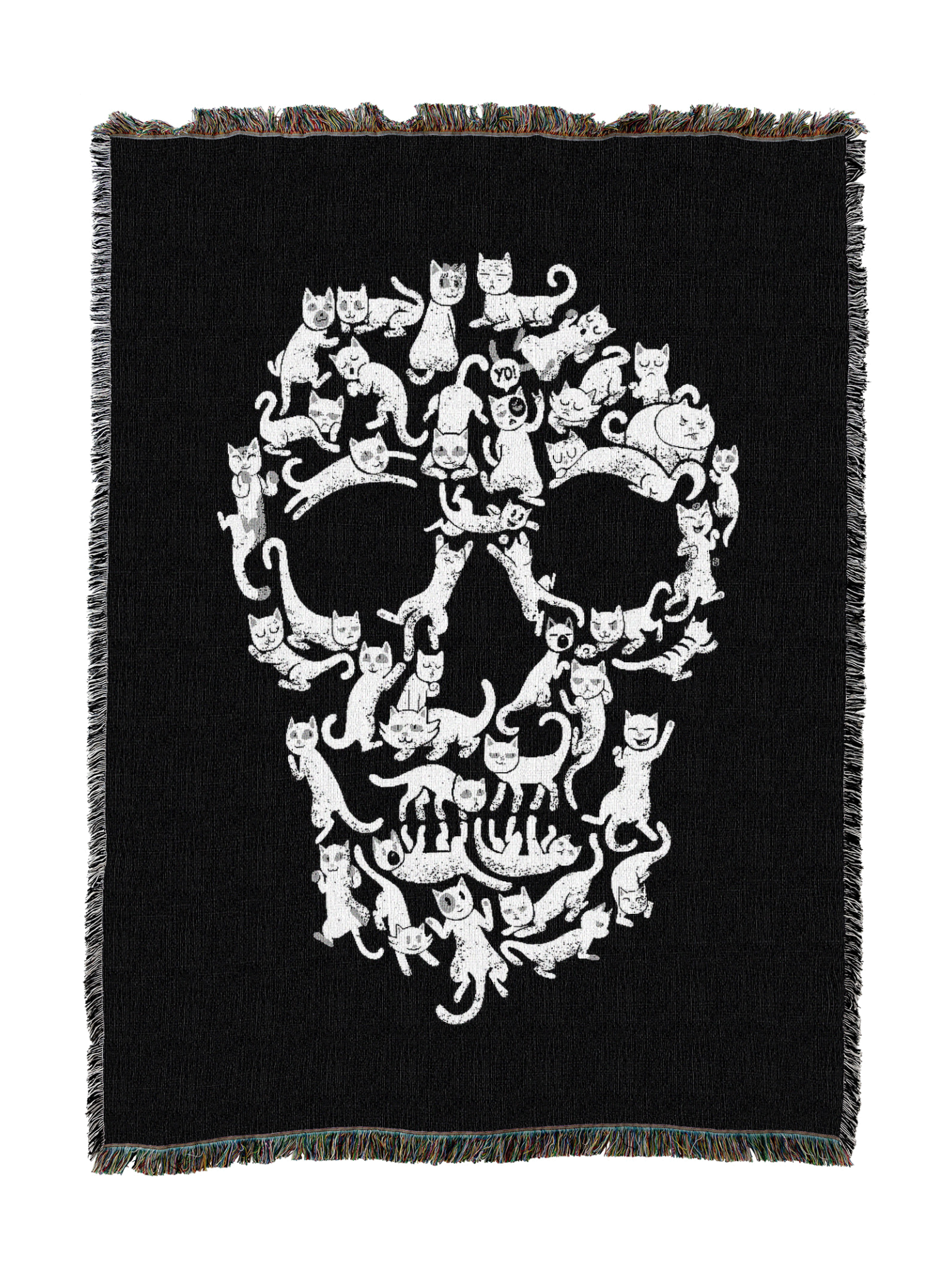 Catskull Black Blanket