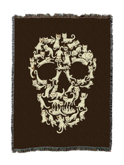 Catskull Brown Blanket