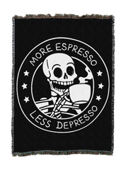 More Espresso Less Depresso Blanket
