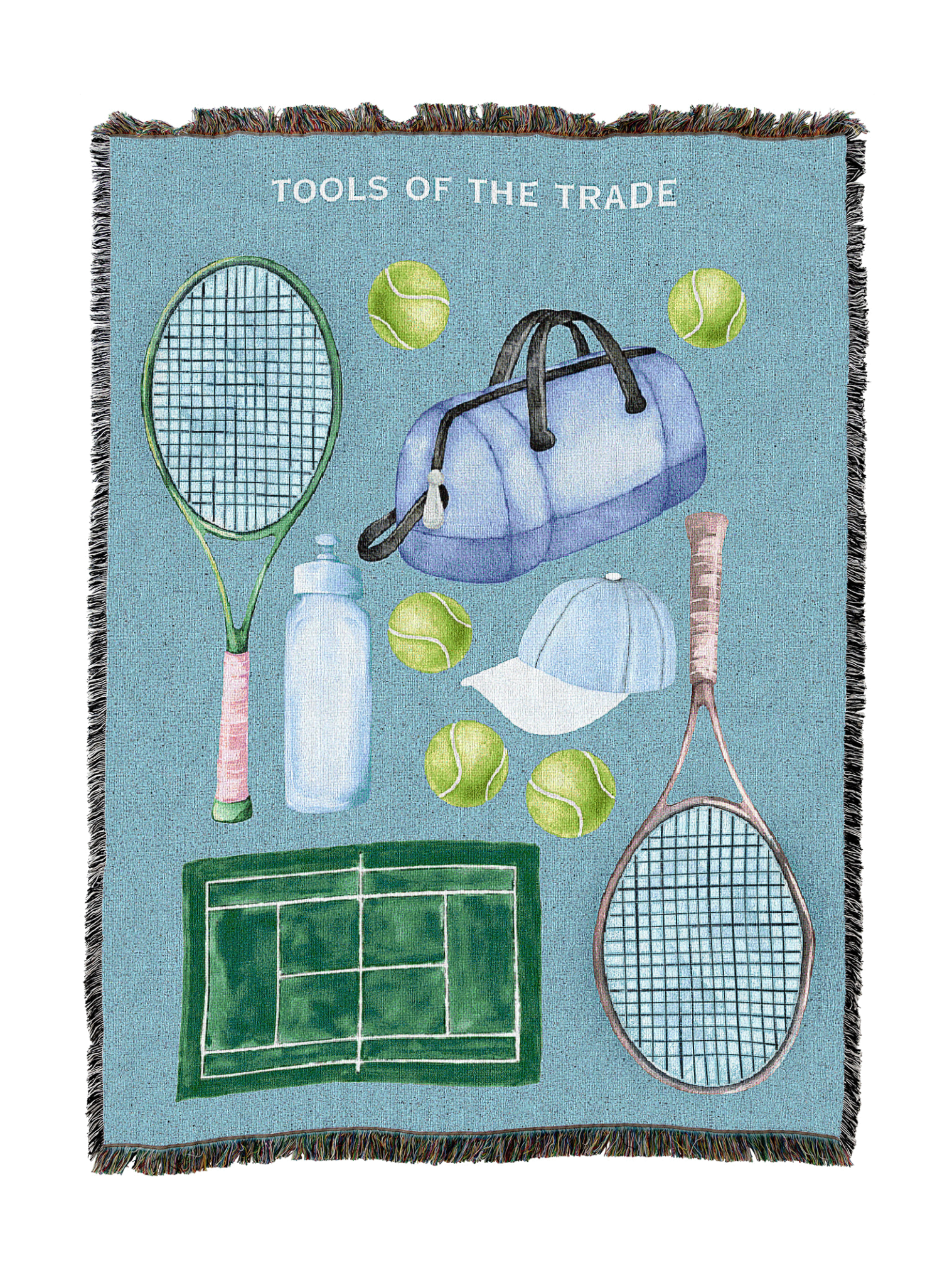 Tennis Tools Of The Trade Blanket