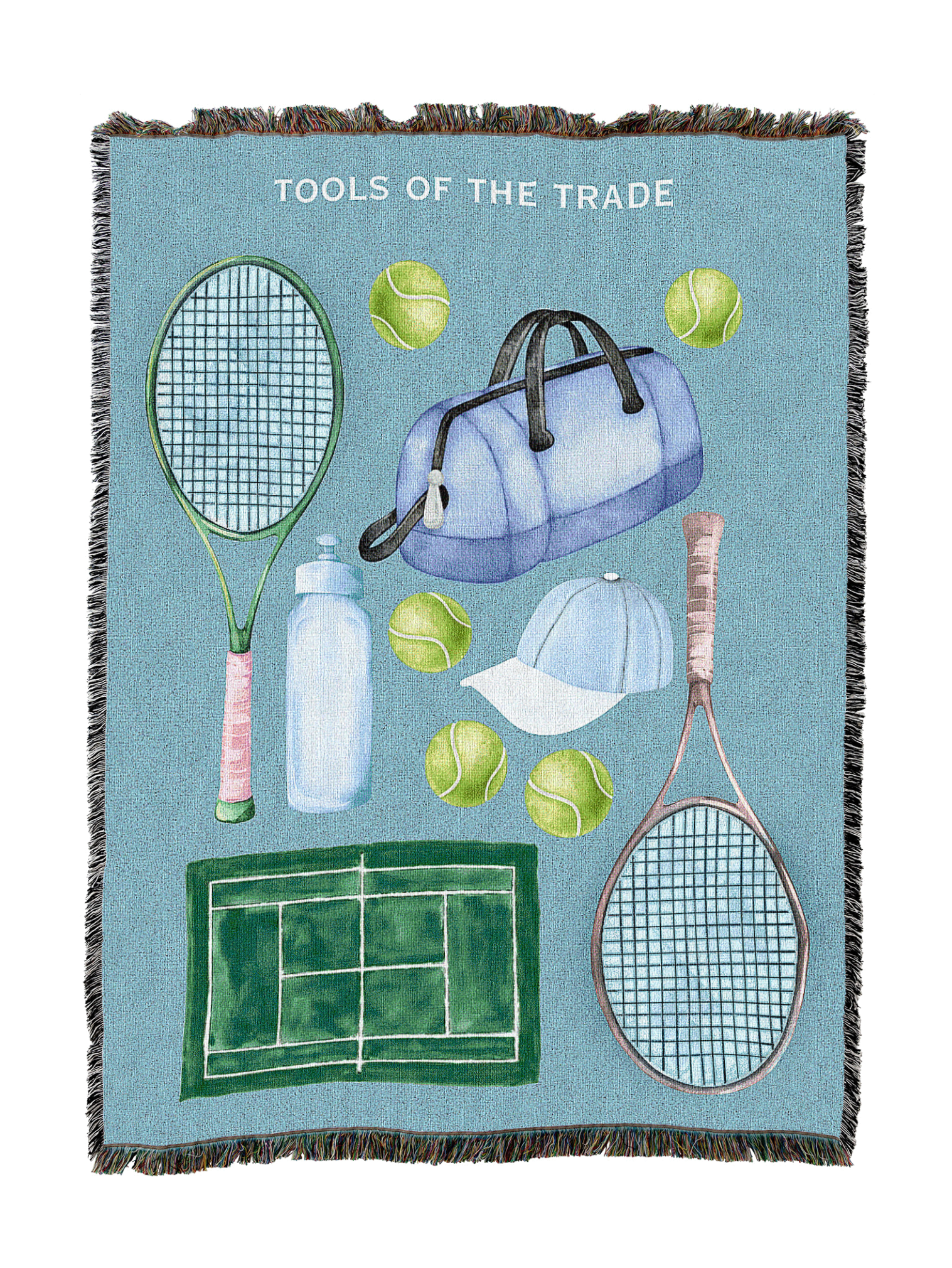 Tennis Tools Of The Trade Blanket