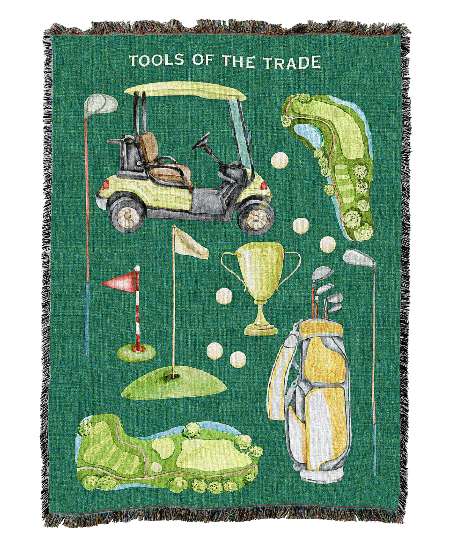 Baseball Tools of the Trade Blanket