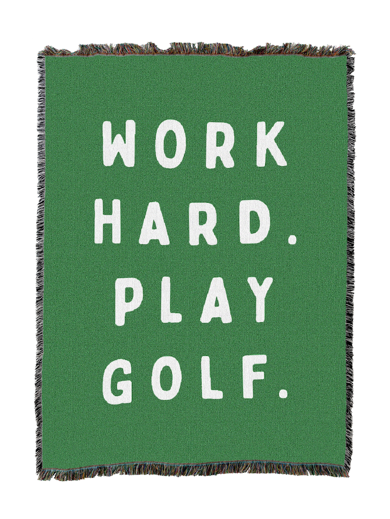 Work Hard Play Golf Blanket