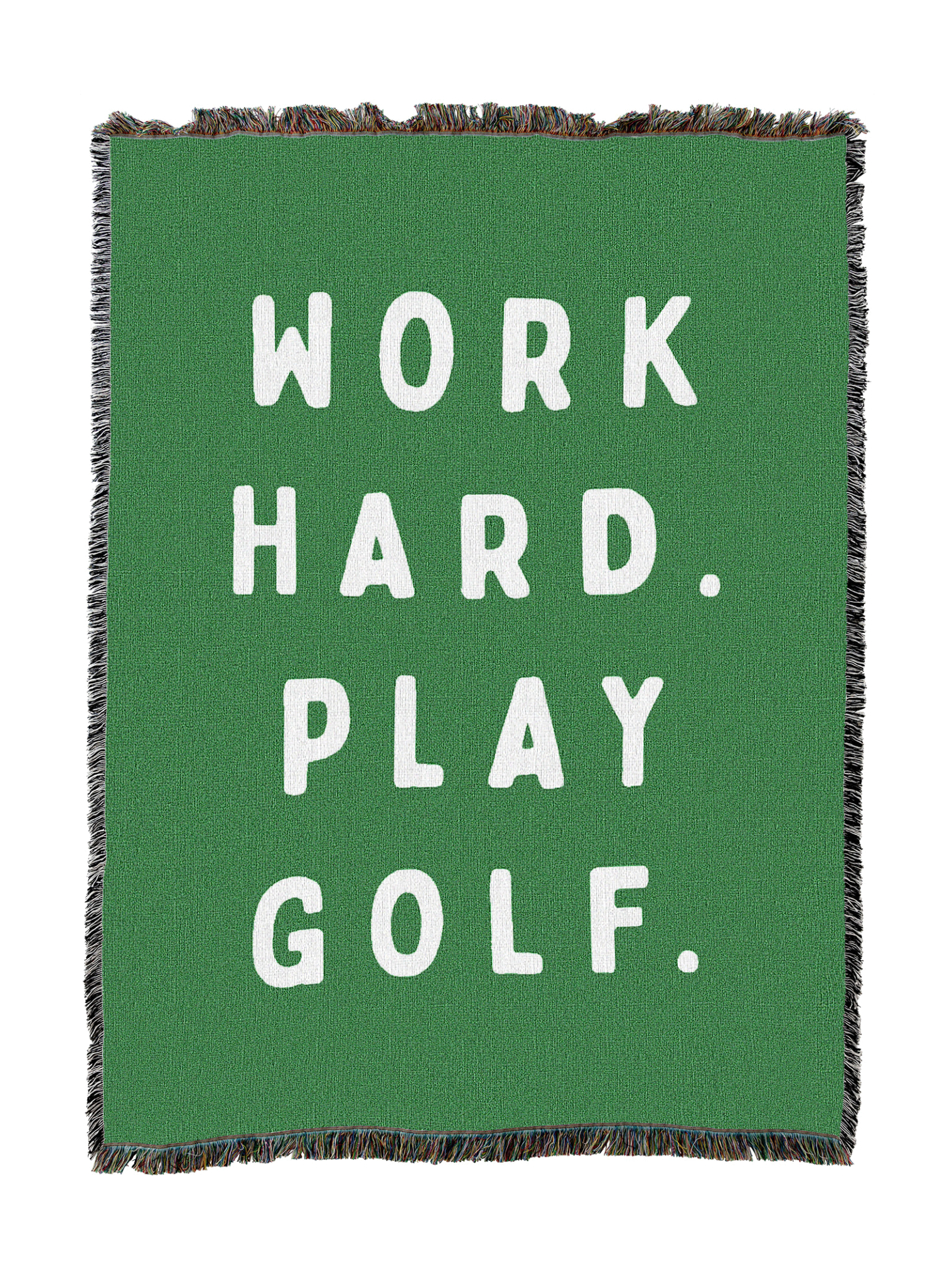 Work Hard Play Golf Blanket