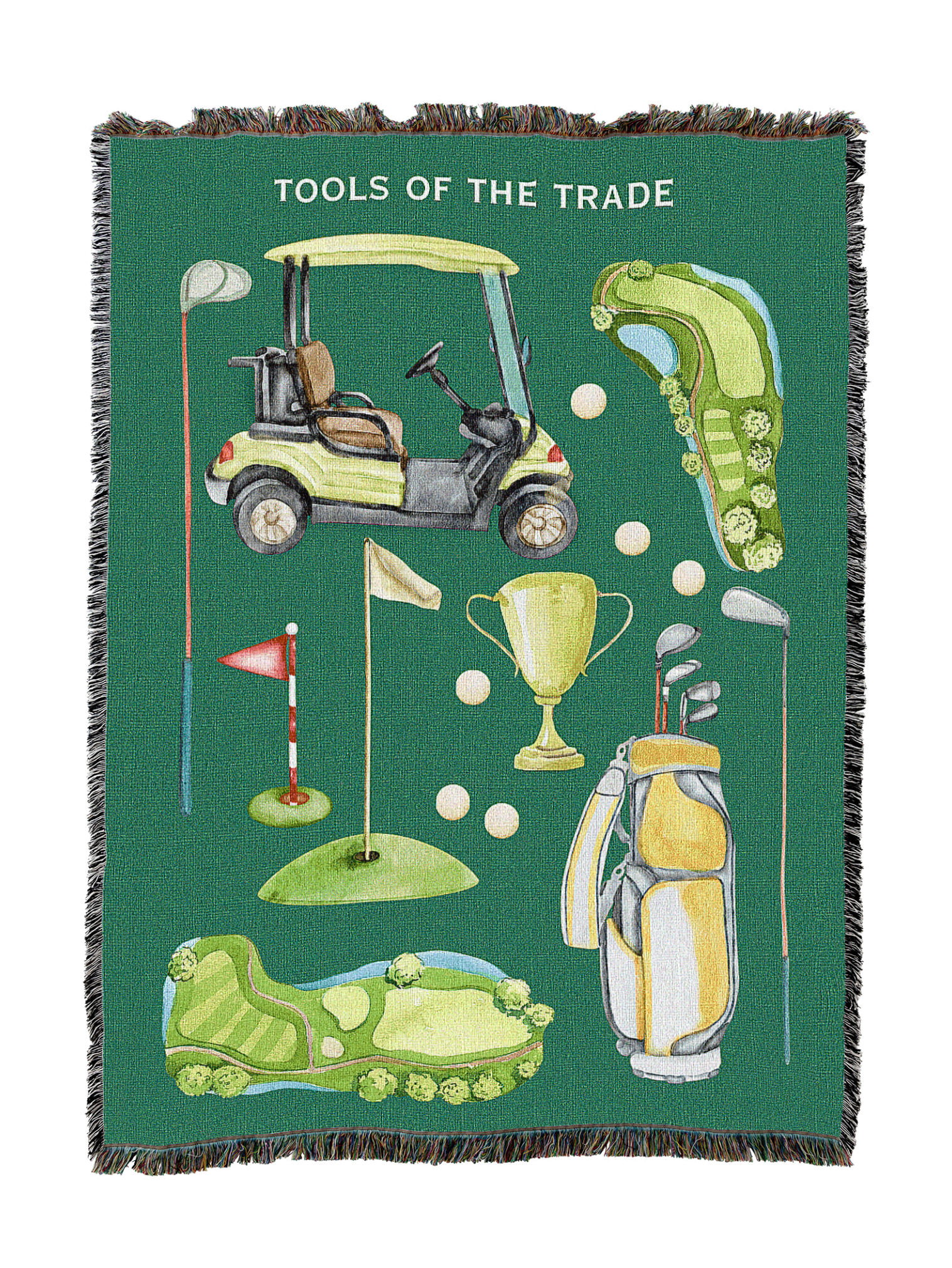 Golf Tools Of The Trade Blanket
