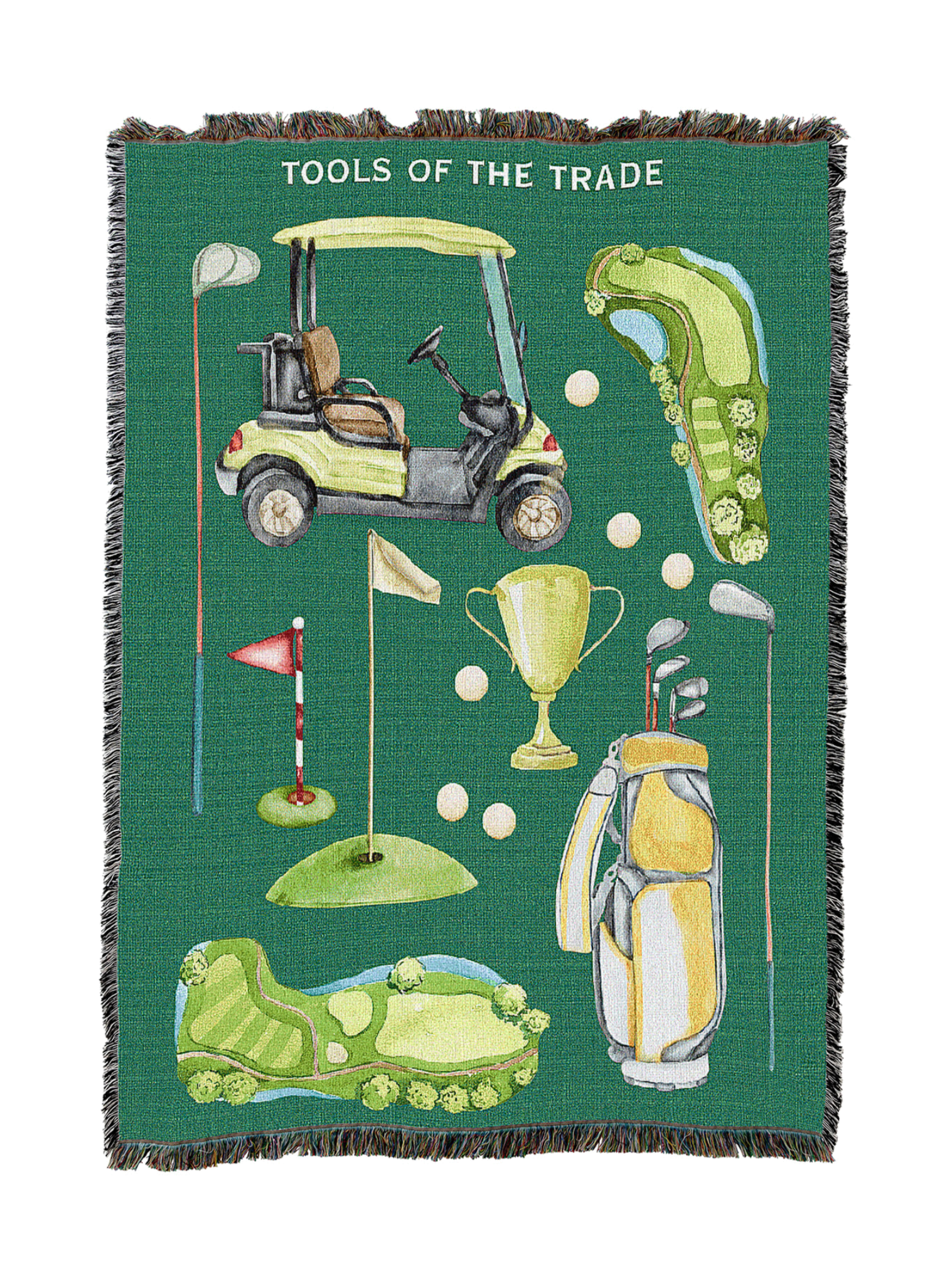 Golf Tools Of The Trade Blanket