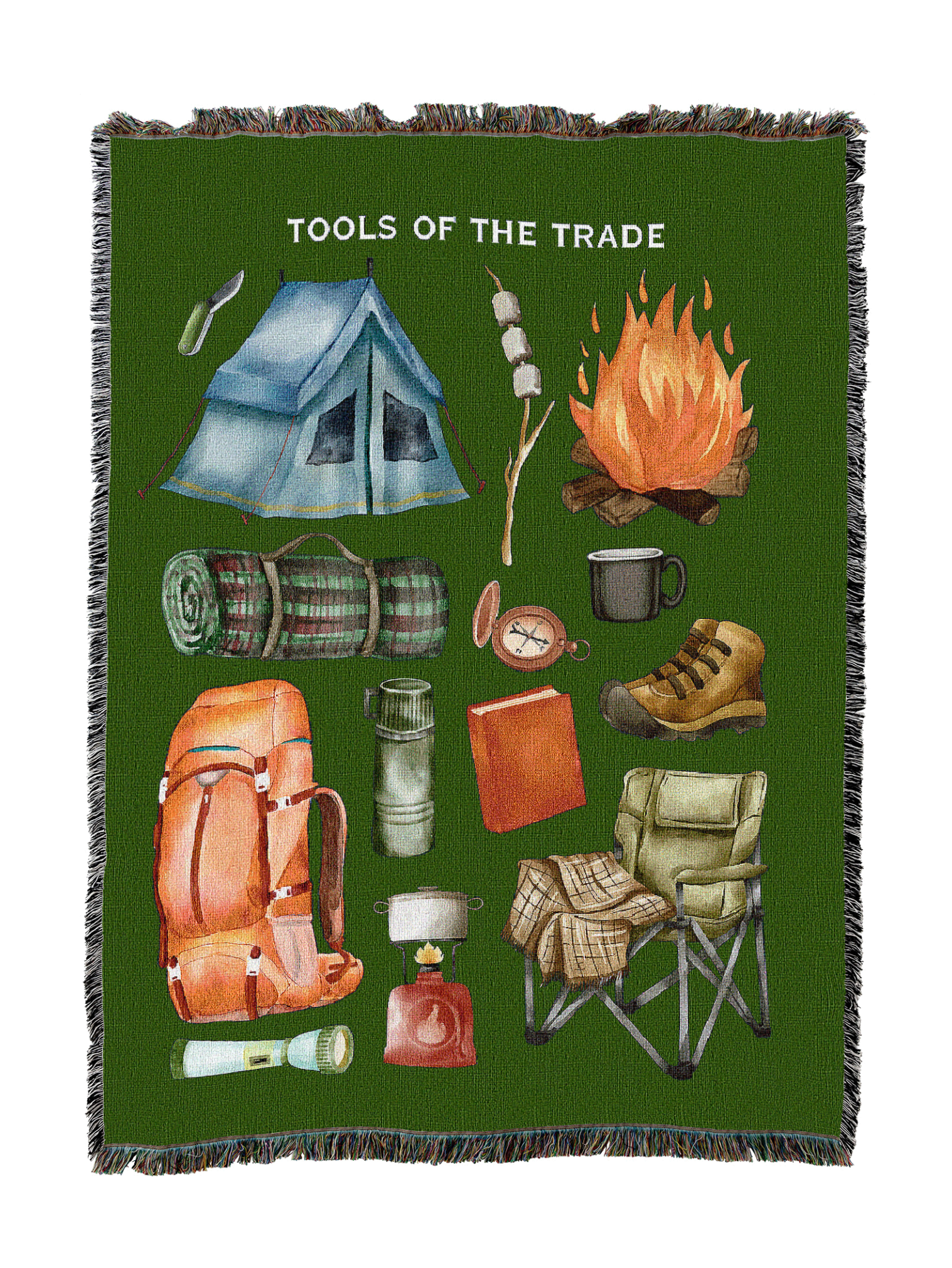 Camping Tools Of The Trade Blanket