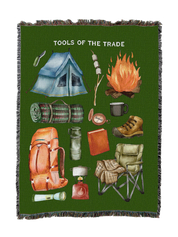 Camping Tools Of The Trade Blanket