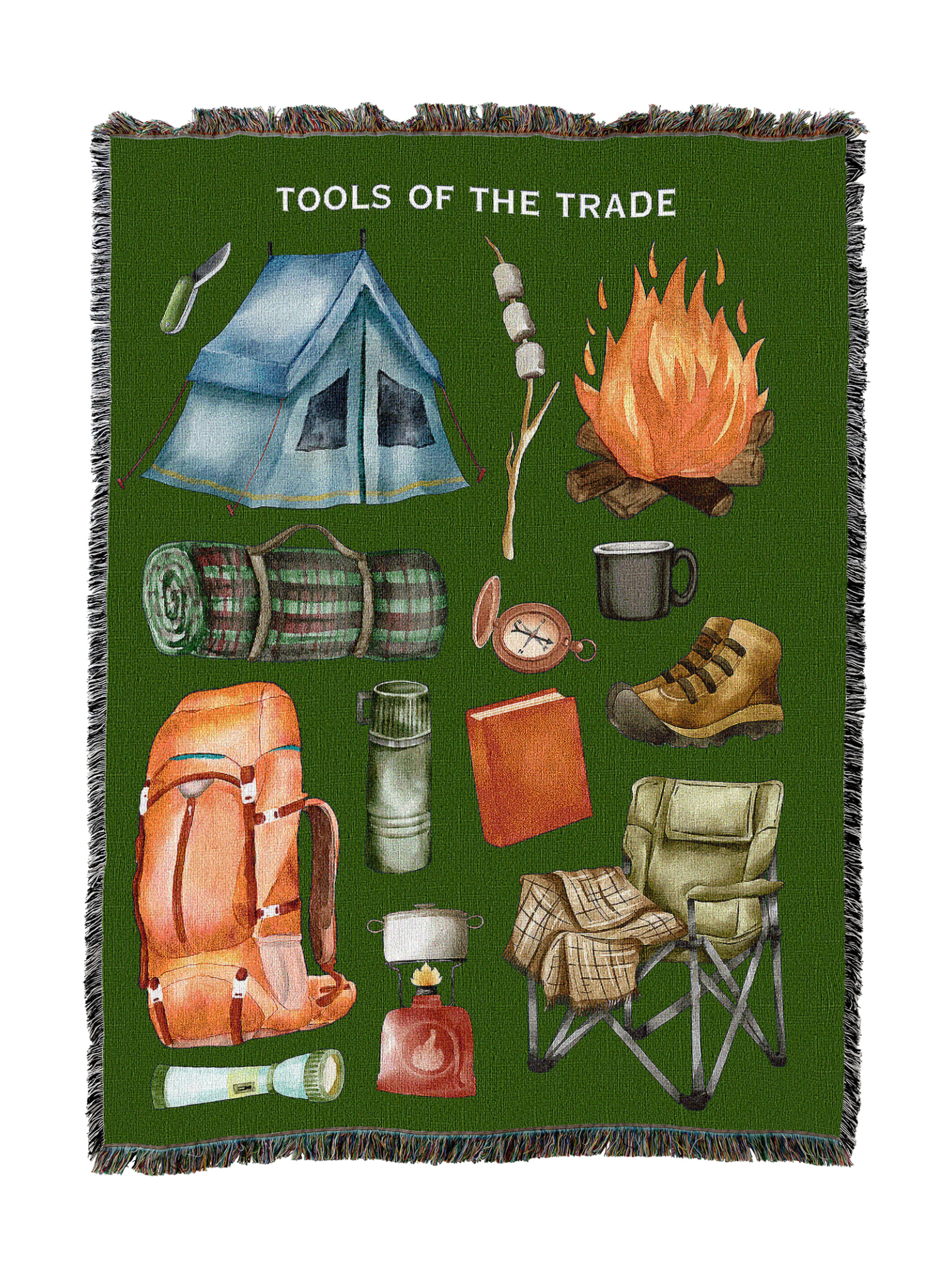 Camping Tools Of The Trade Blanket
