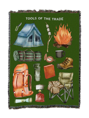 Camping Tools Of The Trade Blanket