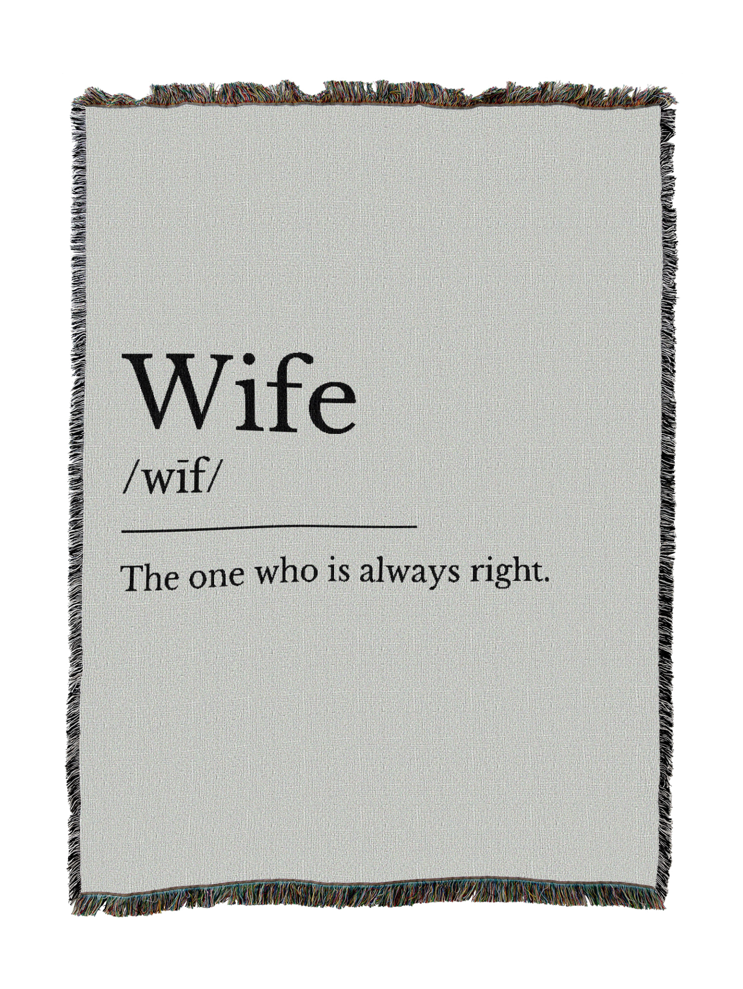 Define Wife Blanket