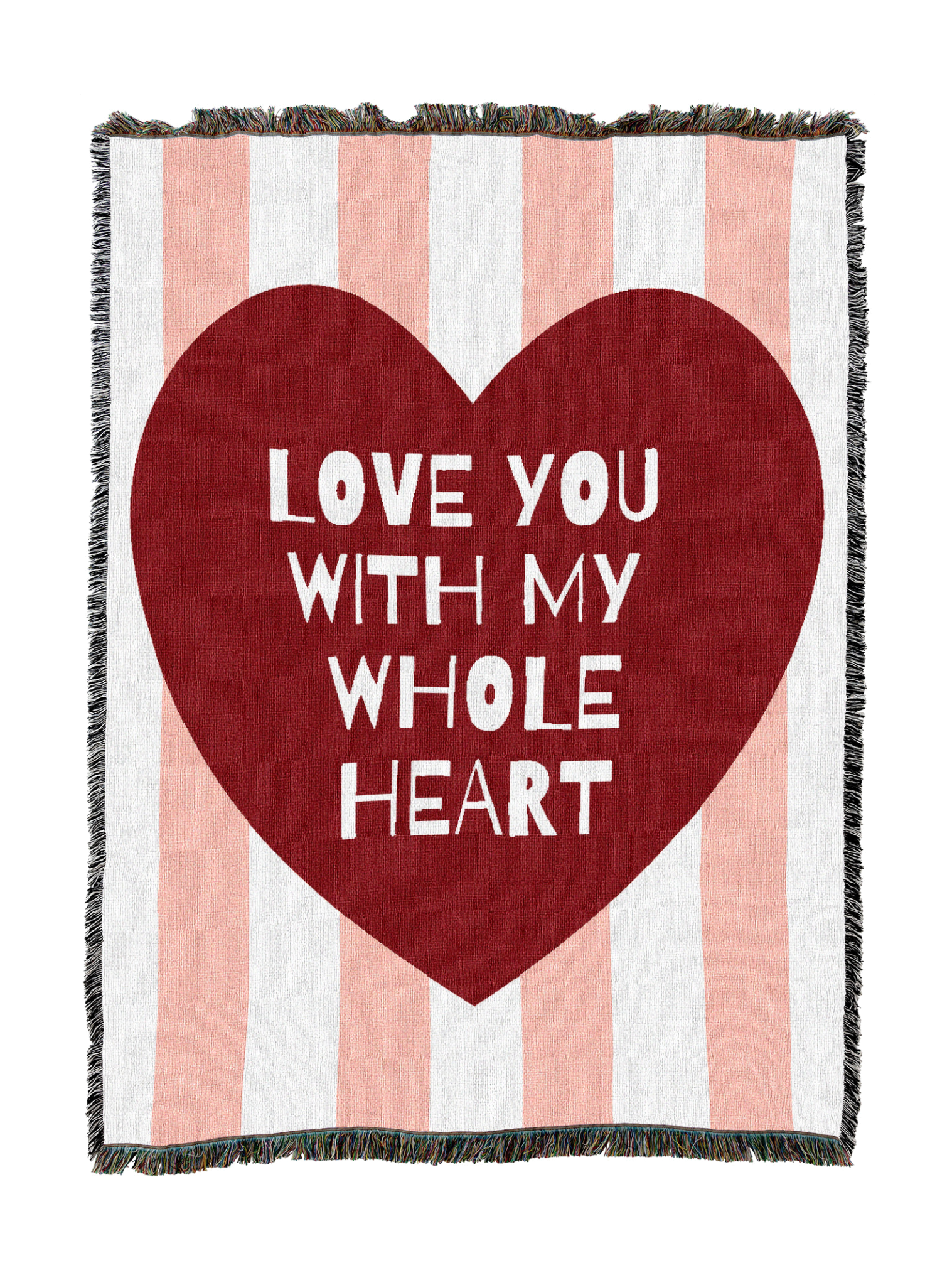 Love You With My Whole Heart Blanket