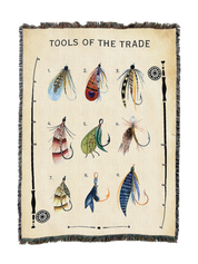 Fly Fishing Tools Of The Trade Blanket