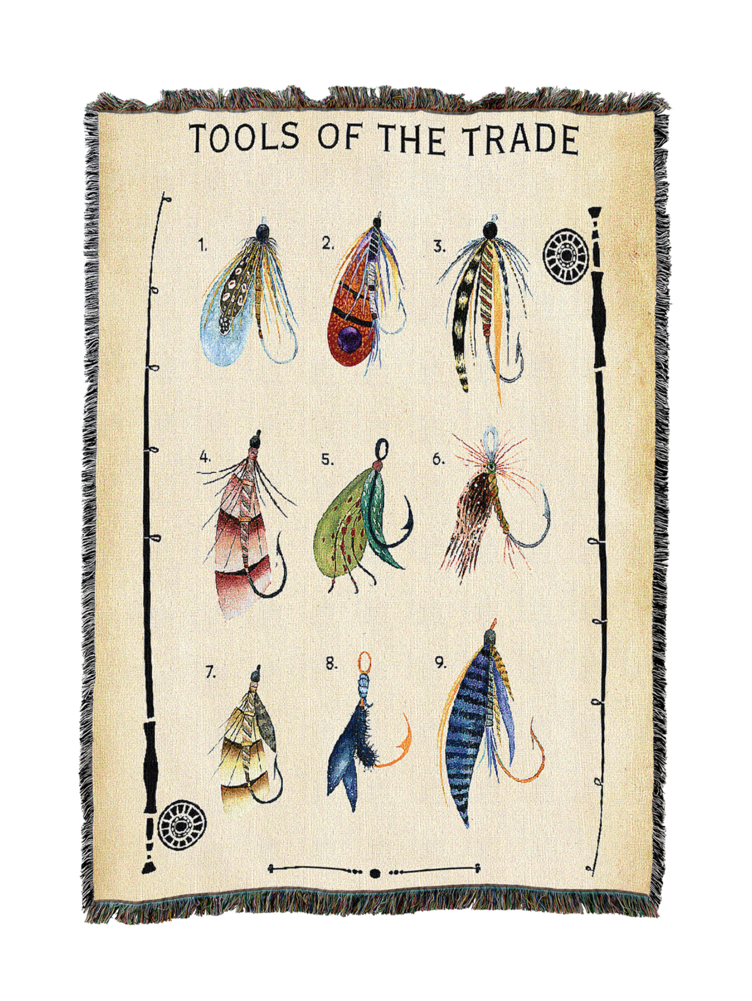 Fly Fishing Tools Of The Trade Blanket
