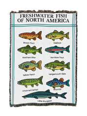 Freshwater Fish Of North America Blanket