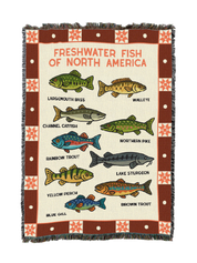 Freshwater Fish Of North America Ii Blanket