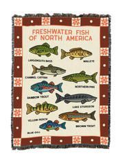 Freshwater Fish Of North America Ii Blanket