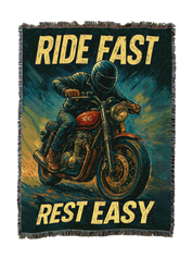 Ride Fast Rest Easy Blanket