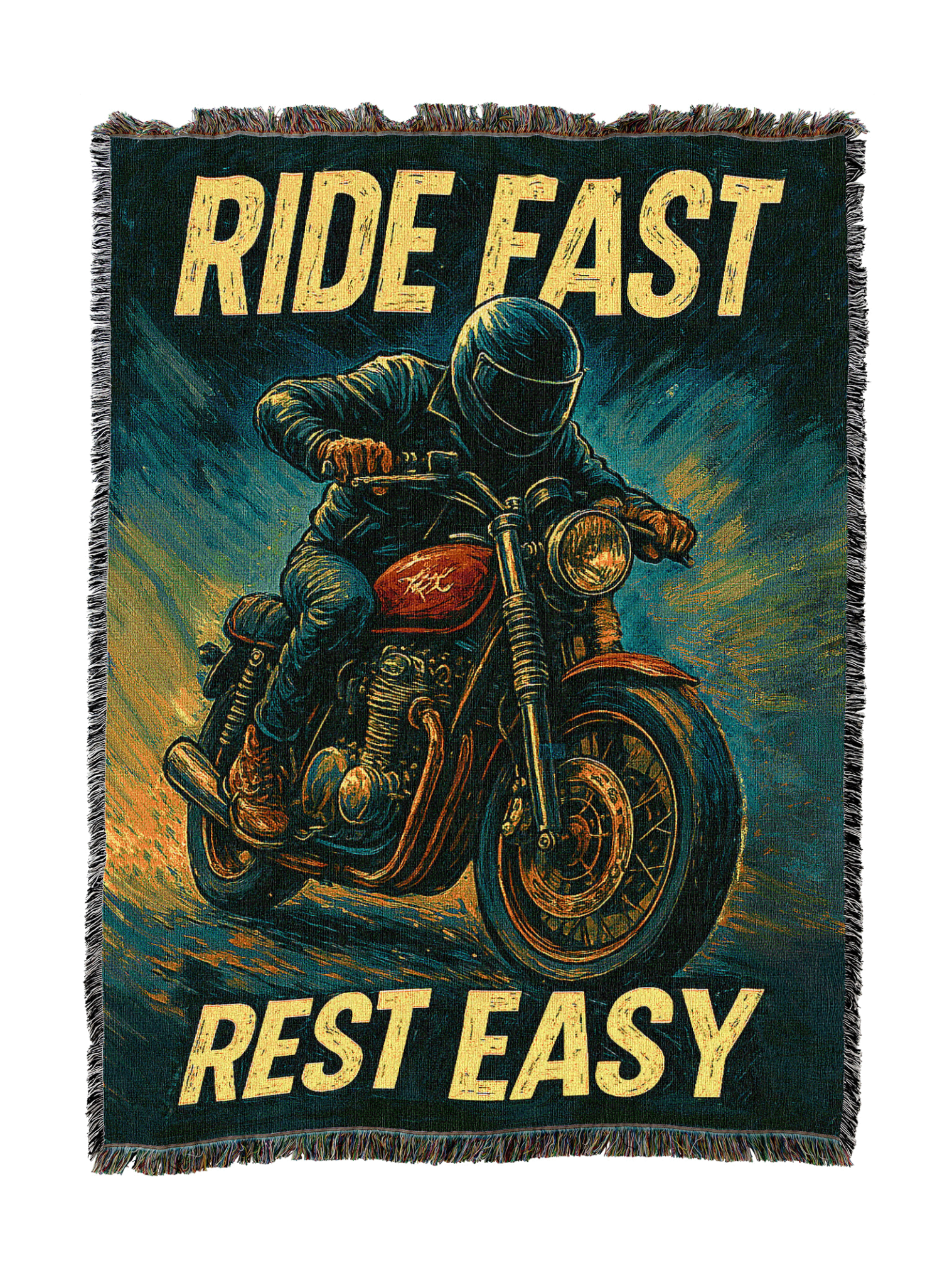 Ride Fast Rest Easy Blanket