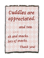 Cuddles Are Appreciated Blanket