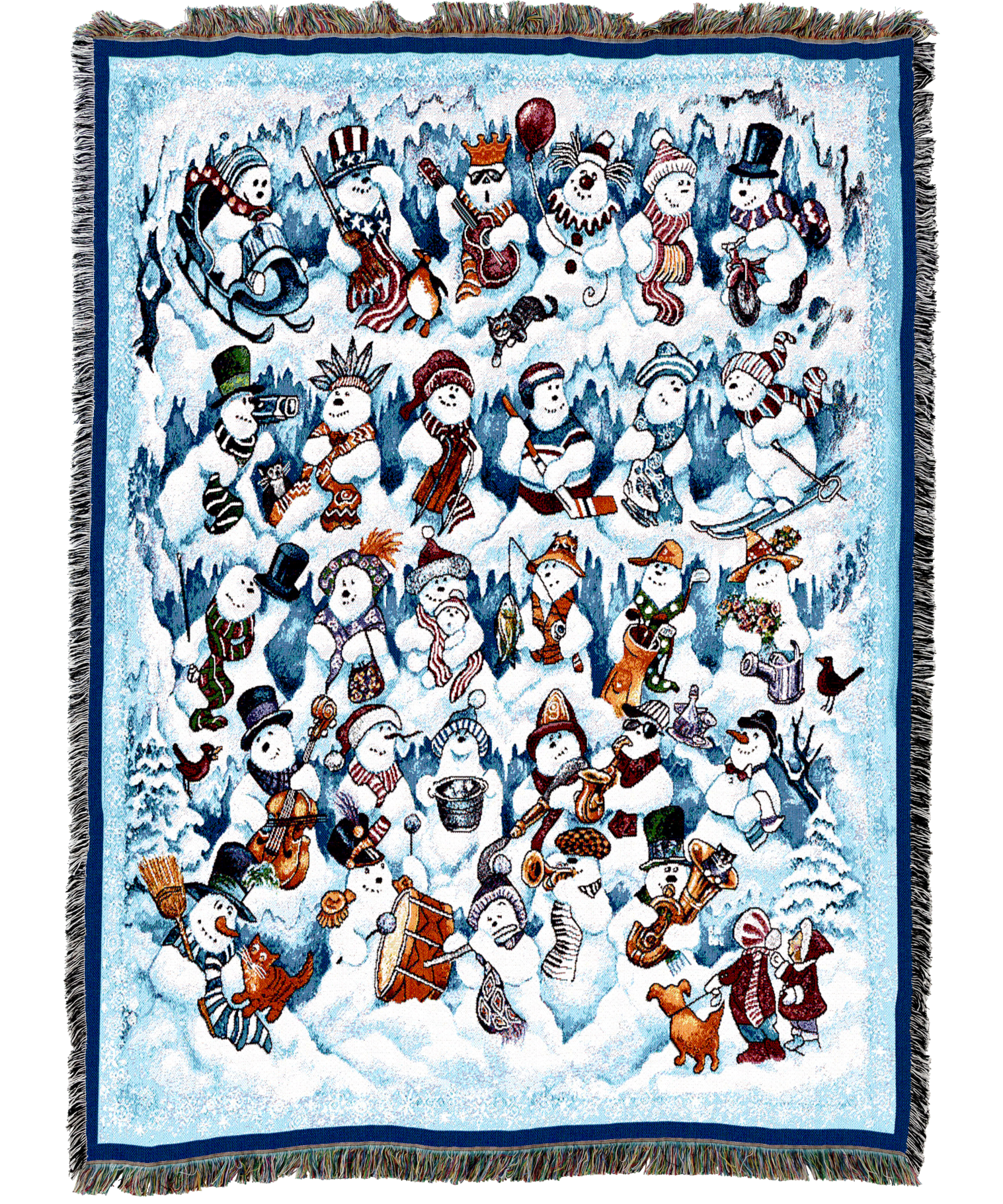 Snow Folks Snowman Blanket