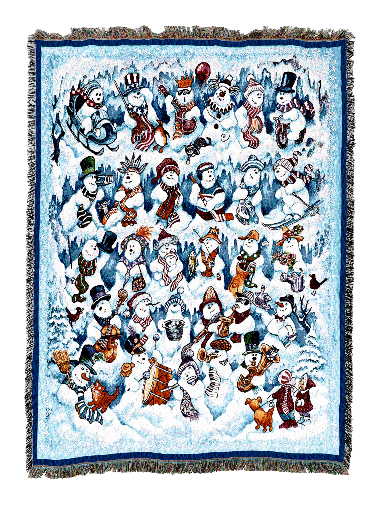 Snow Folks Snowman Blanket