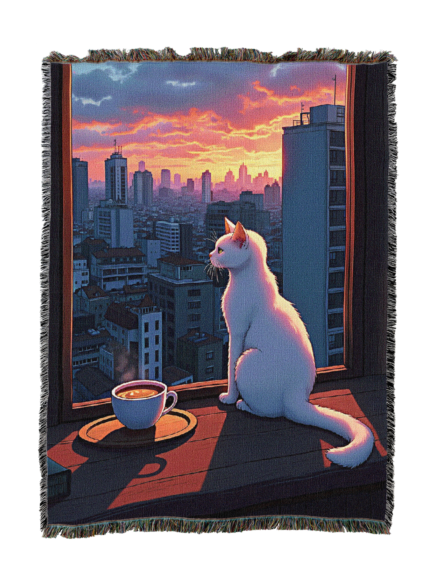 Sunset City Blanket