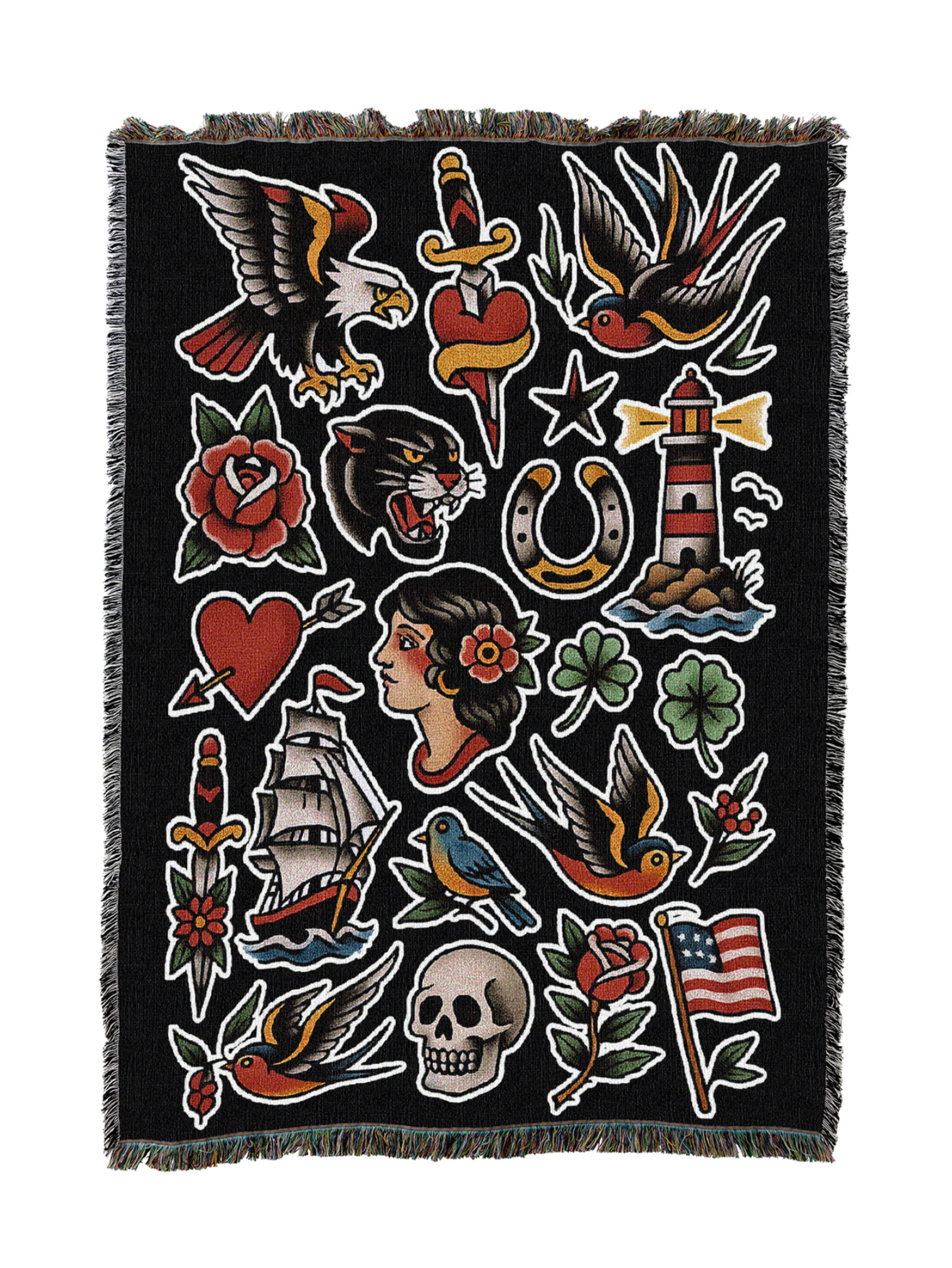 American Traditional Flash 1 Blanket