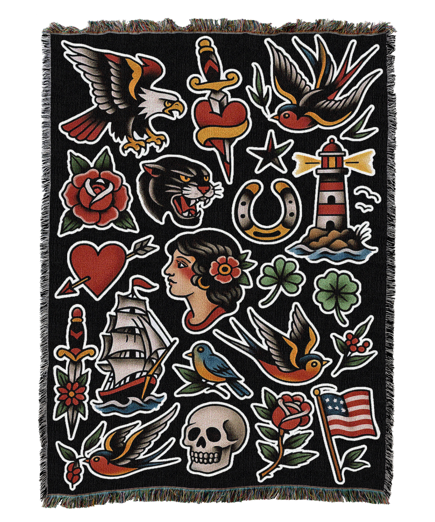 American Traditional Flash 1 Blanket