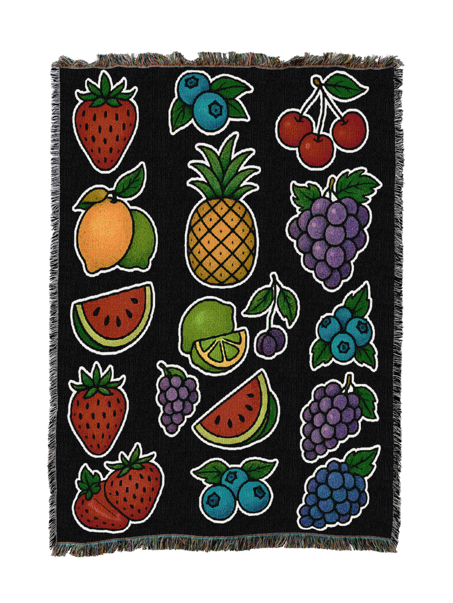 Fruit Tattoo Flash Blanket