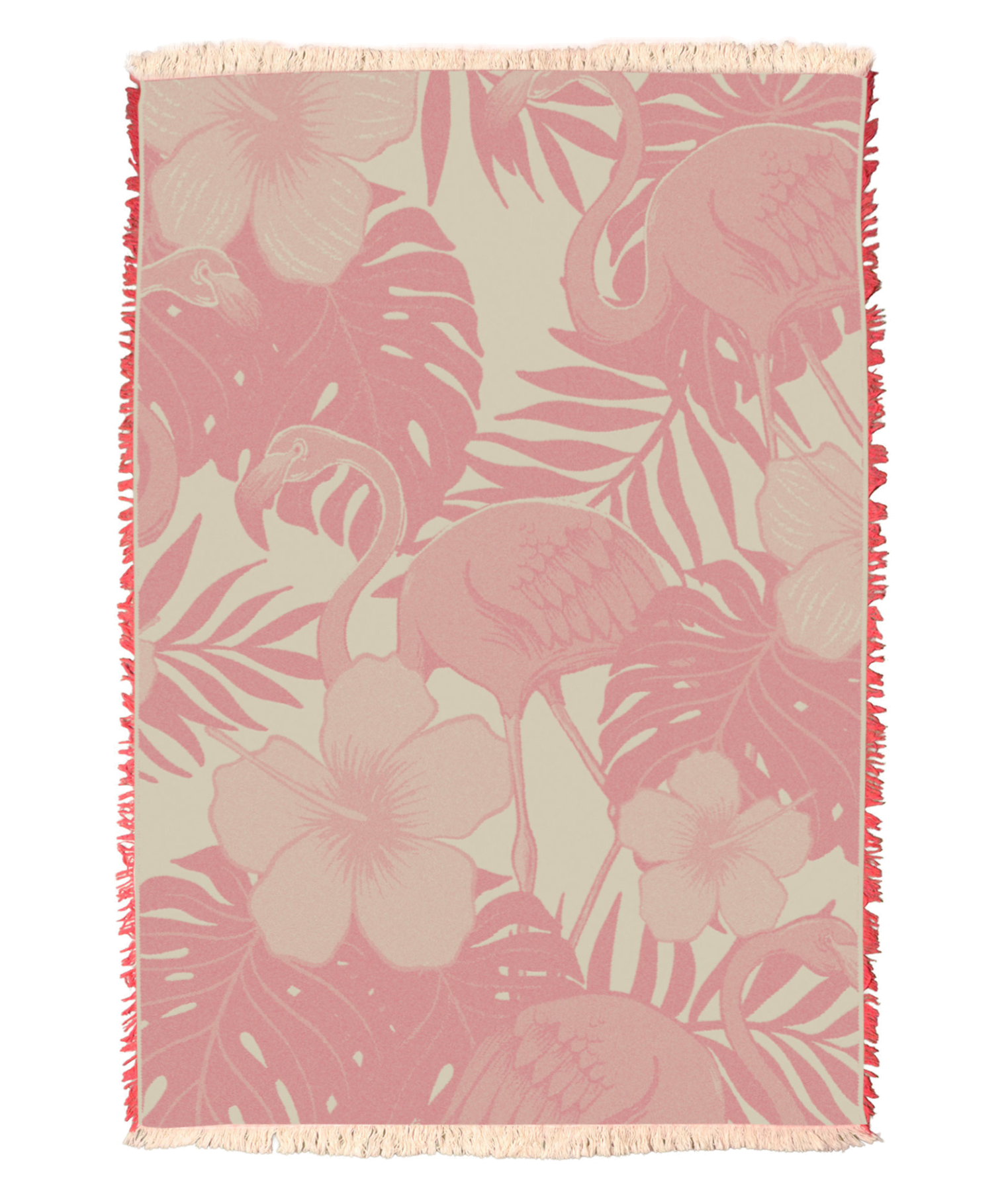 Flowering Flamingo Pink Towel