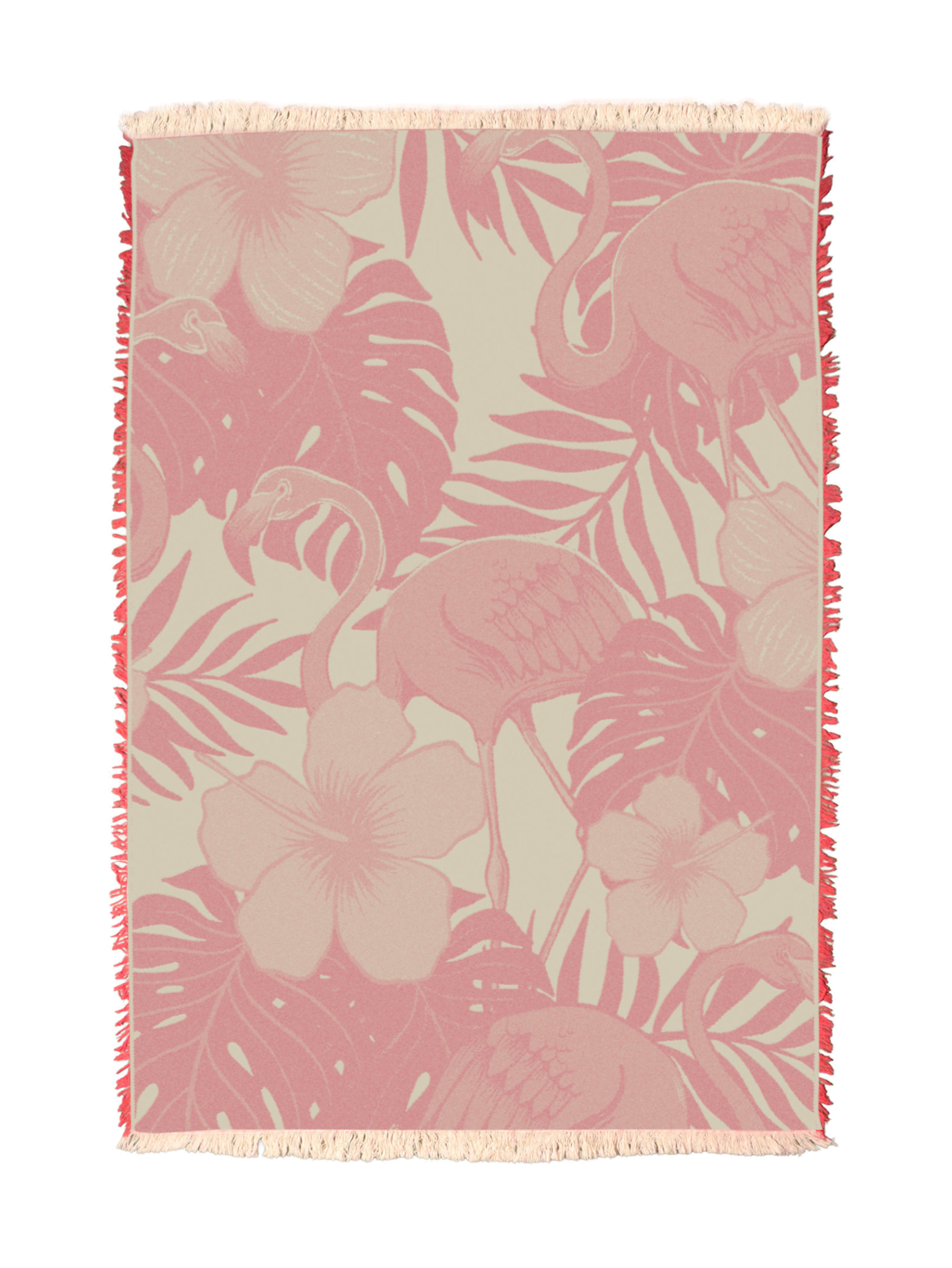 Flowering Flamingo Pink Towel