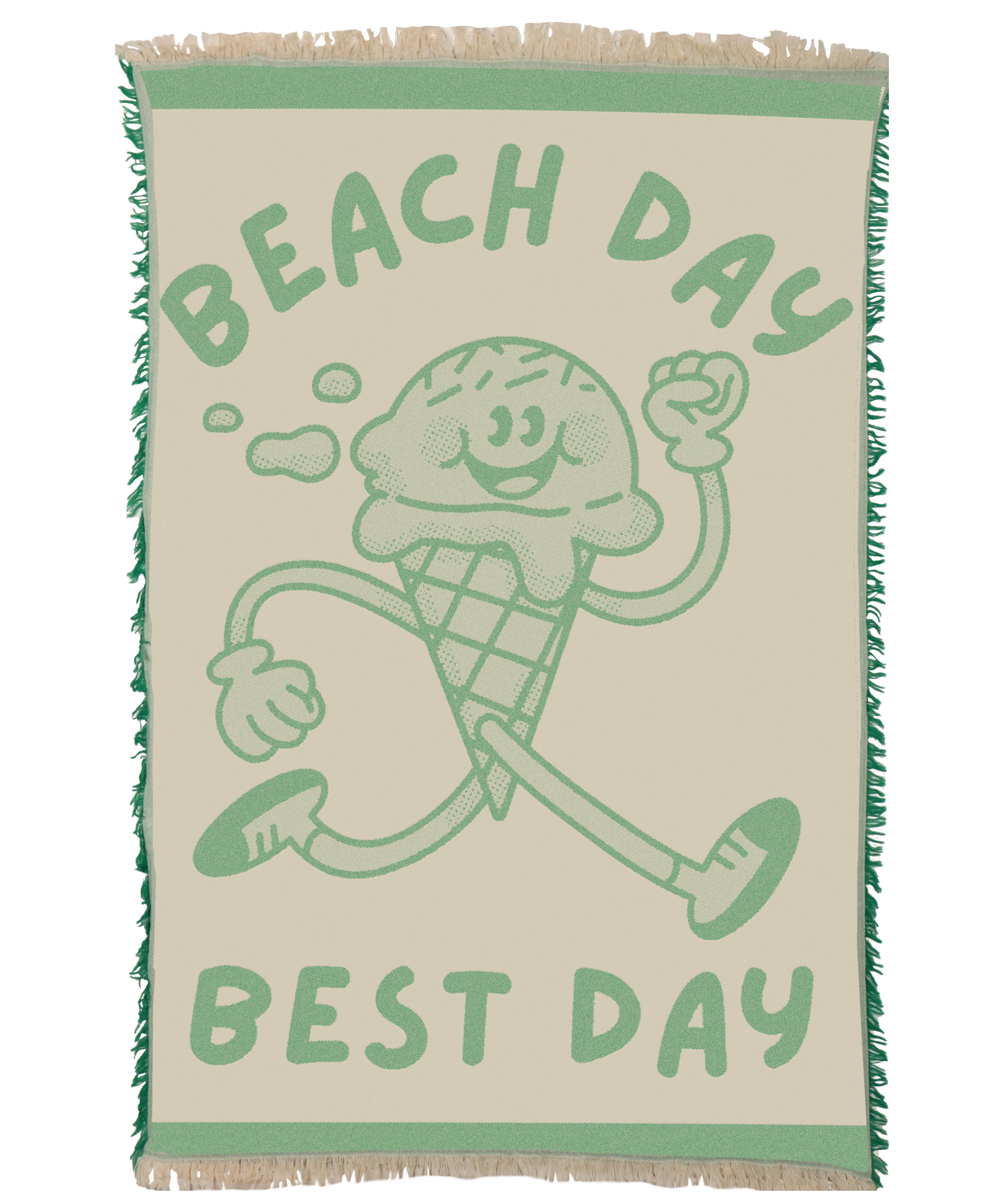 Beach Days Are The Best Green Towel