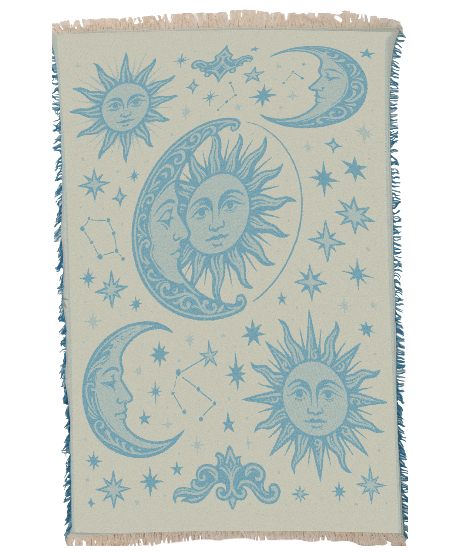 Sun and Moon Light BlueTowel