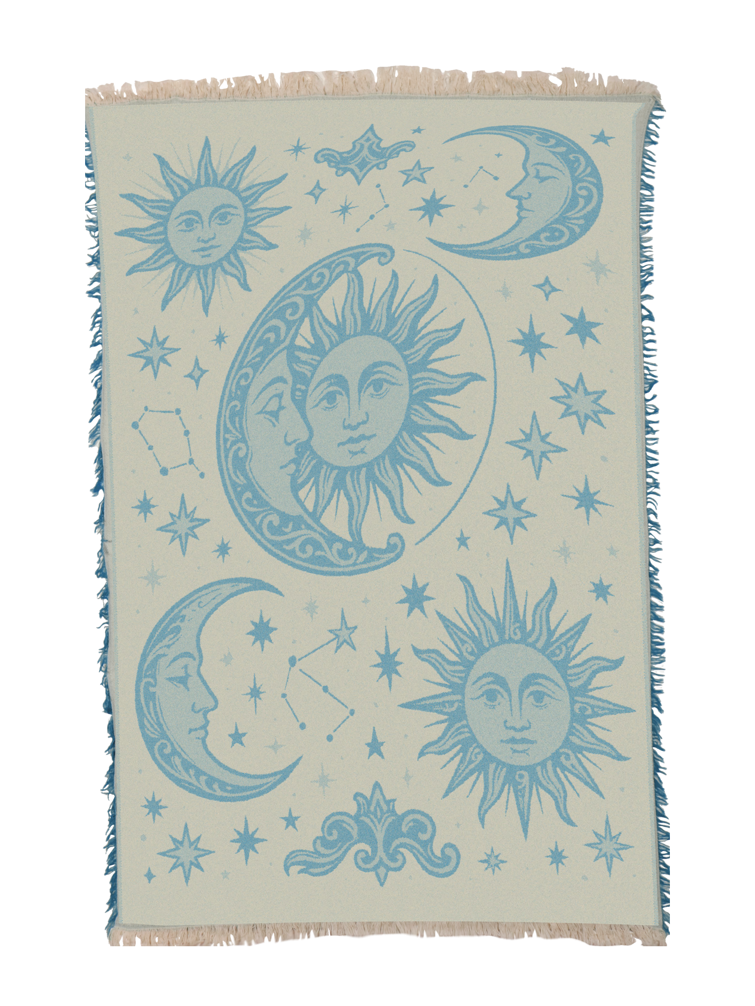 Sun and Moon Light BlueTowel
