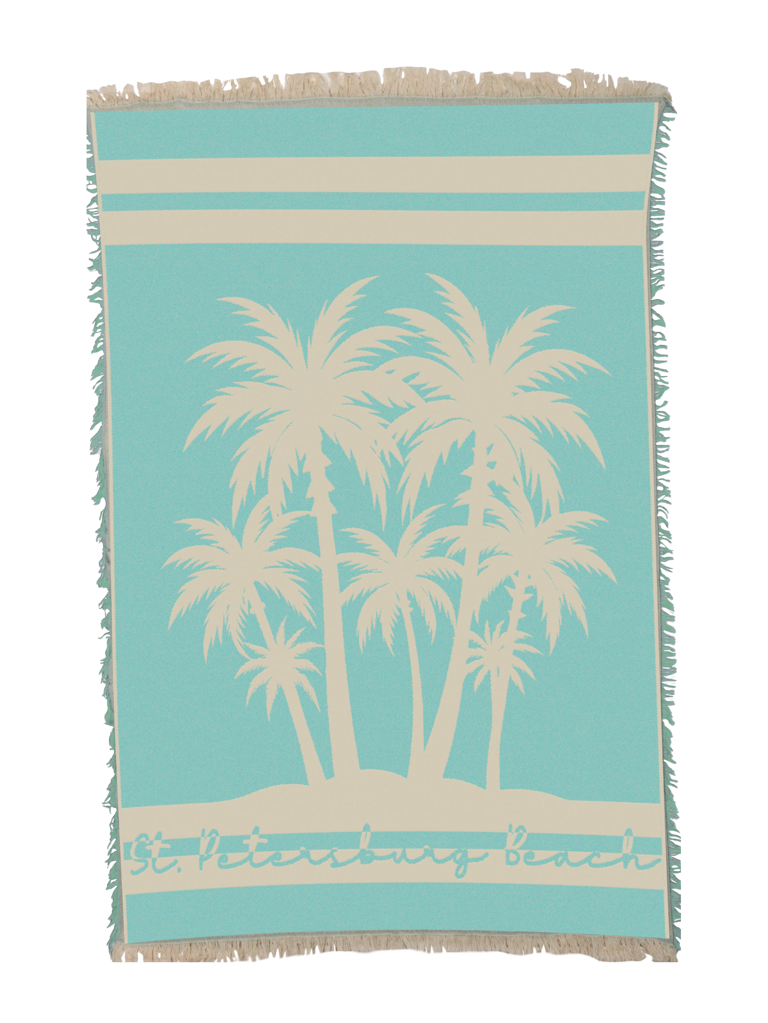 St Petersburg Beach Palms Towel