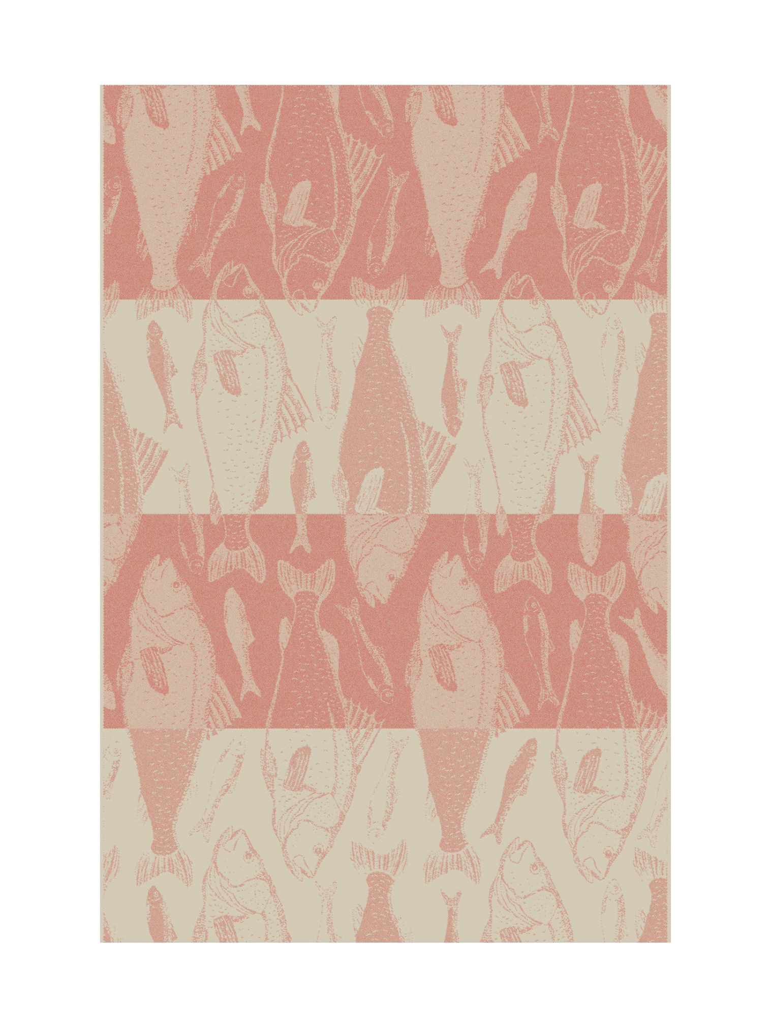 Salmon Stripes Towel