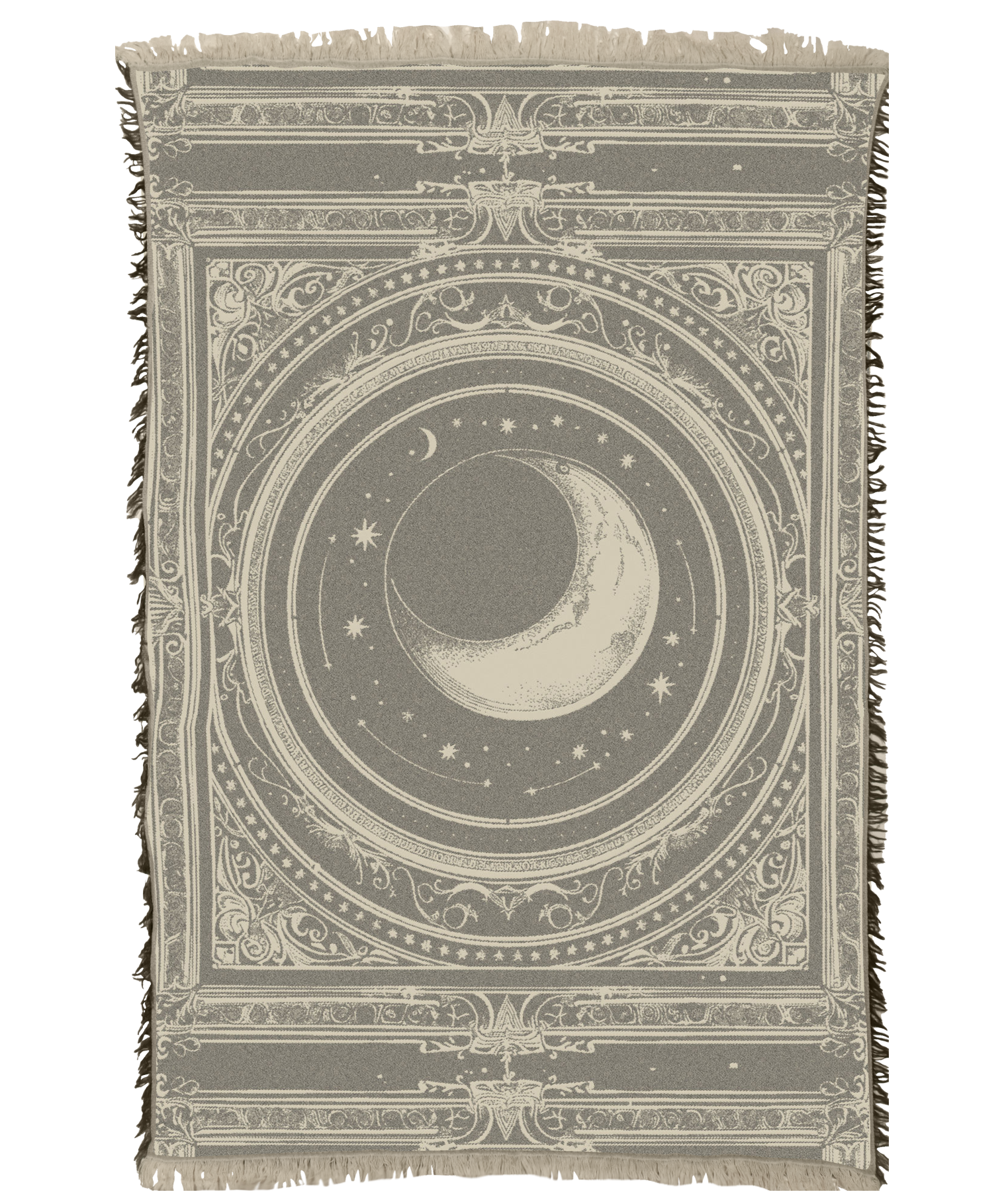 Mystic Moon Black Towel
