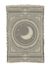 Mystic Moon Black Towel
