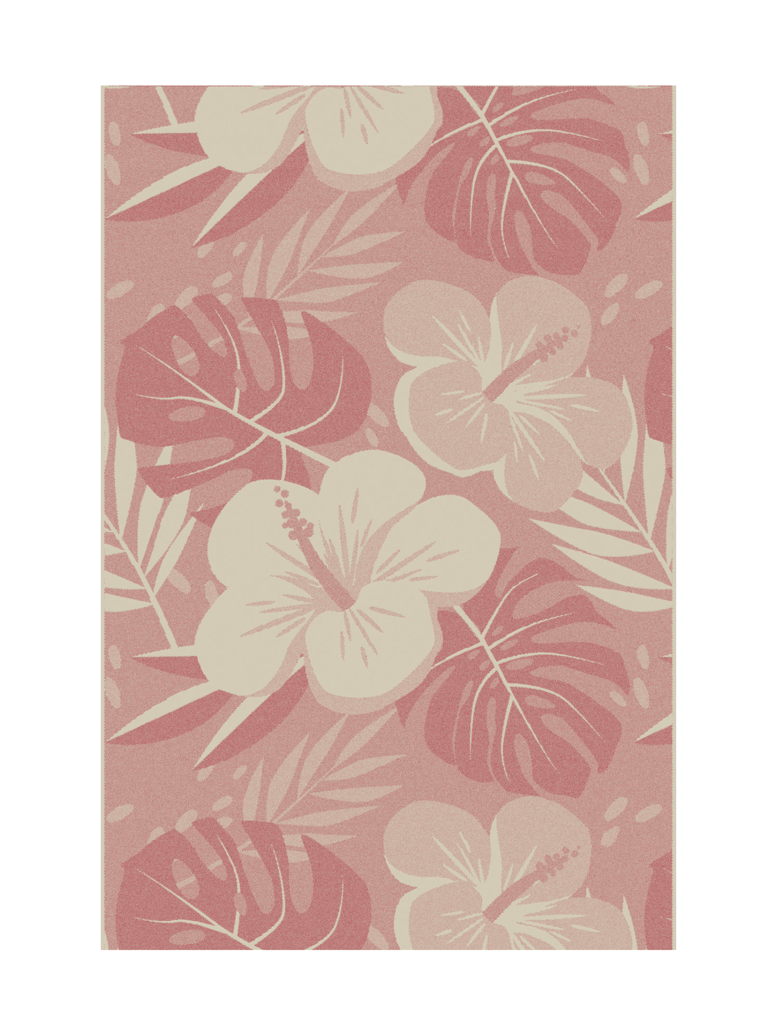 Sunset Hibiscus Towel