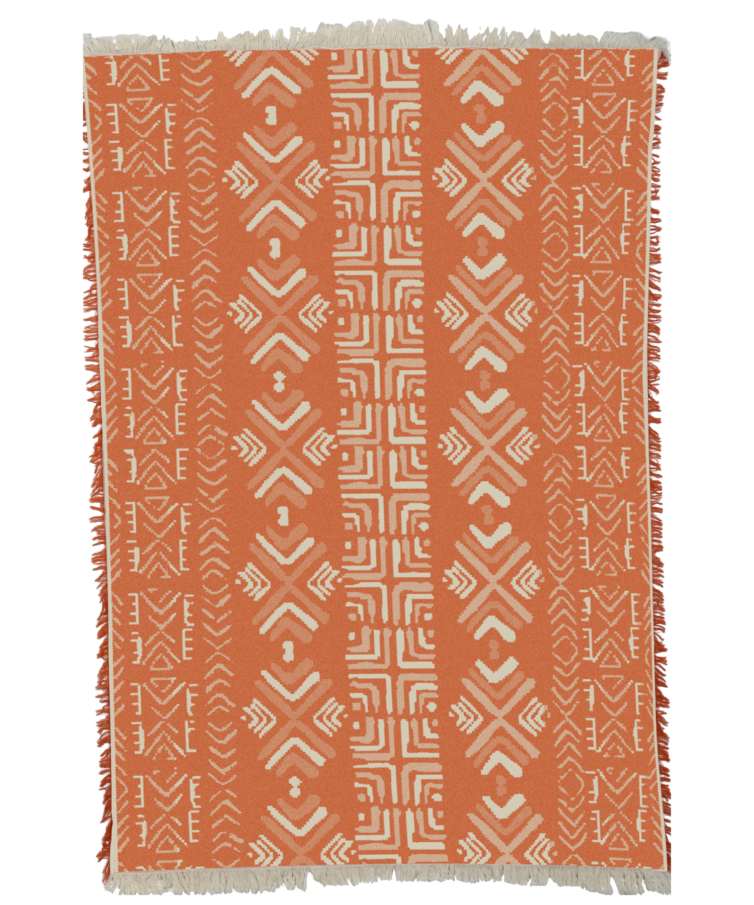 Mud Cloth in Orange Towel