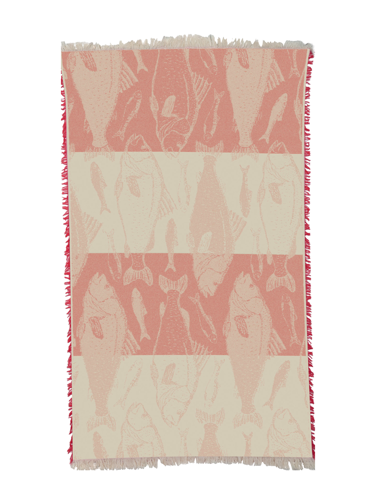 Salmon Stripes Towel