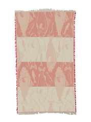 Salmon Stripes Towel